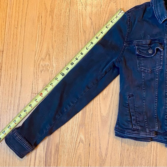 Aeropostale Black Denim Jacket - Picture 6 of 8